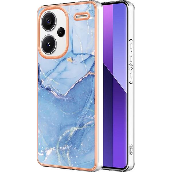 Custodia Per Xiaomi Redmi Note 13 Pro+ 5G, Custodia In Silicone Tpu A Fantasia, Paraurti Antiurto Azzurro-image