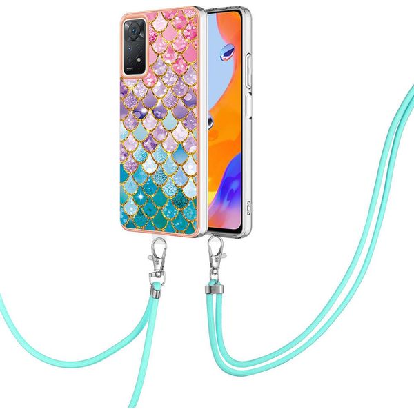Custodia Con Cinturino Per Xiaomi Redmi Note 11 Pro 5G/4G, Custodia In Tpu A Fantasia Con Cinturino Regolabile Colorful-image