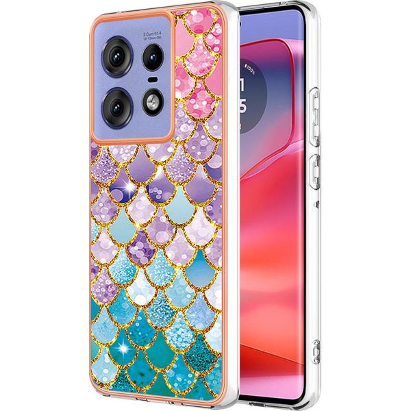 Custodia Per Motorola Edge 50 Pro, Cassa Paraurti In Silicone Tpu Antiurto A Fantasia Colorful-image