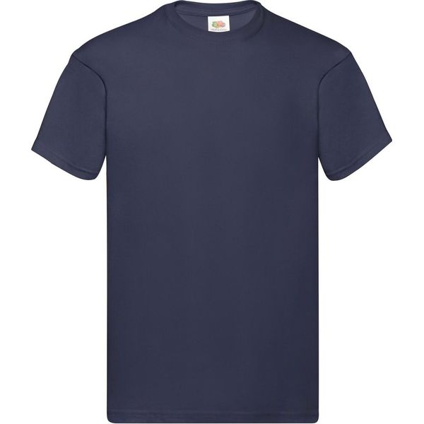 Fruit Of The Loom - Maglietta "Original"" Da Uomo RW9904 (L) (Blu Scuro)"-image