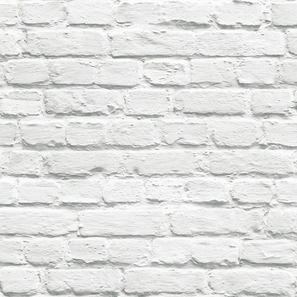 Muriva - Carta Da Parati, Mattone AG1048 (10 M X 52 Cm) (Bianco)-image
