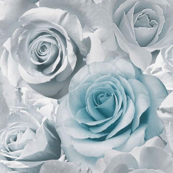 Muriva - Carta Da Parati "Madison"", Rose AG158 (10 M X 53 Cm) (Blu)"-image