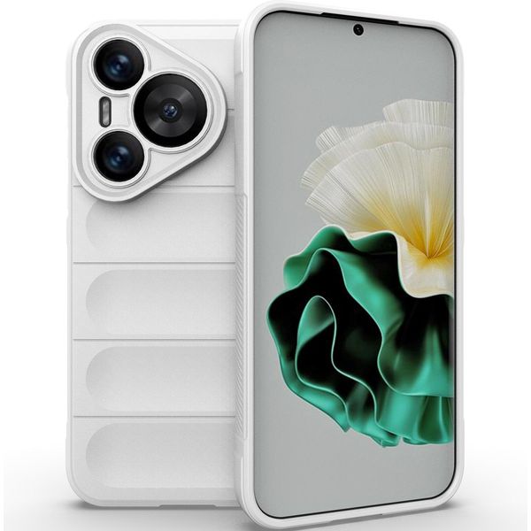 Custodia Per Huawei Pura 70 Custodia Protettiva In Silicone Tpu Morbido Antiurto Bianco-image