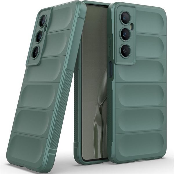 Custodia Per Realme C65 4G Custodia Protettiva In Silicone Tpu Morbido Antiurto Verde-image