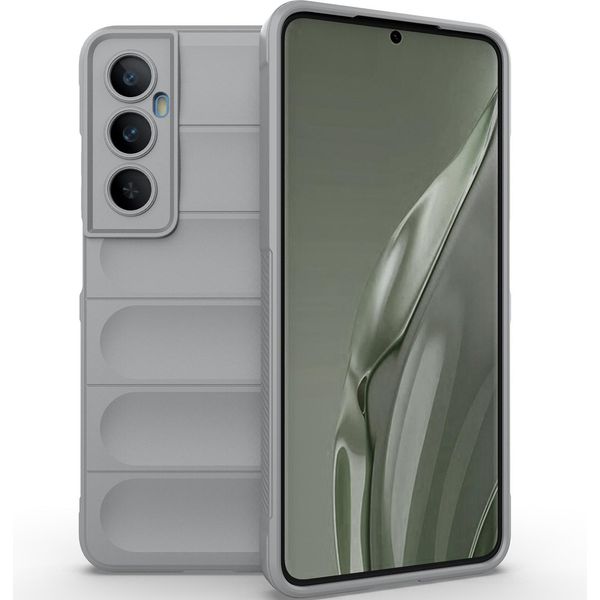 Custodia Per Realme C65 4G Custodia Protettiva In Silicone Tpu Morbido Antiurto Grigio-image