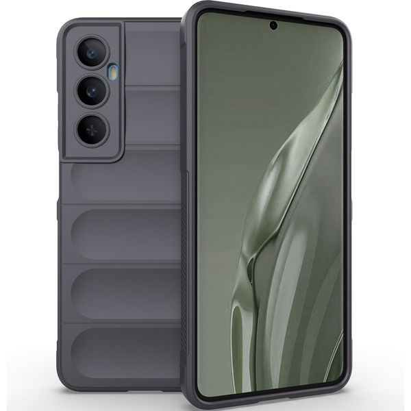 Custodia Per Realme C65 4G Custodia Protettiva In Silicone Tpu Morbido Antiurto Grigio Scuro-image