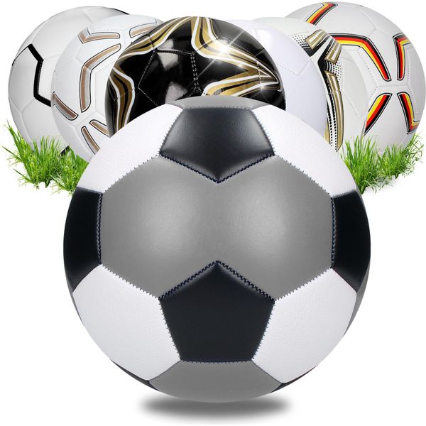 Pallone Da Calcio "Champion"" - Pallone Da Calcio Per Bambini E Adulti - Misura 5 Perfetto Per Segnare Gol - Pallone Per Allenamento Indoor E Outdoor - Multicolore"-image