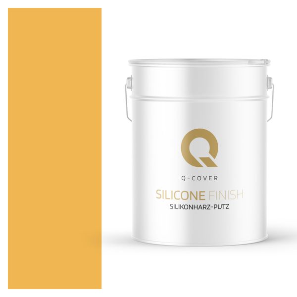 Intonaco A Base Di Resine Siliconiche | Intonaco Da Rullo Giallo Miele Intonaco Siliconico | Intonaco Da Facciata | Intonaco Da Graffio Intonaco Di Finitura Intonaco Strutturato Pareti E Soffitti | 15 Kg 1 Mm-image