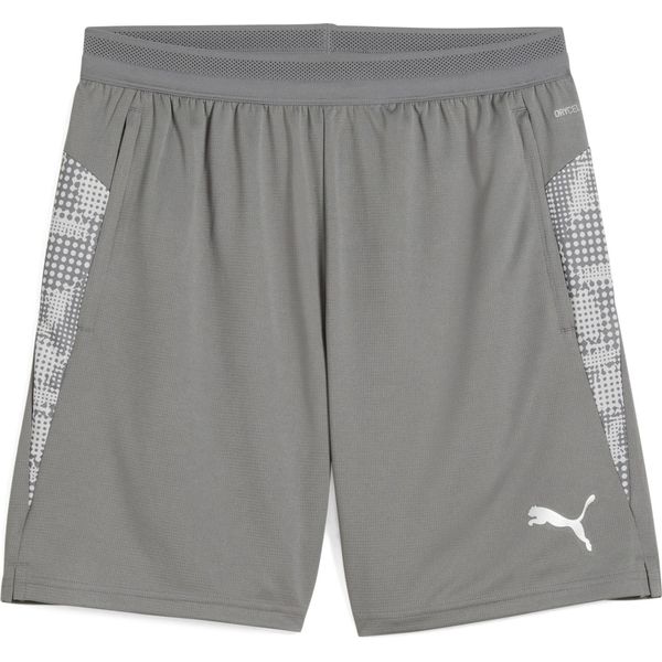 Puma Teamcup Pantaloncini Da Allenamento Uomo Grigio Argento Taglia Xl-image