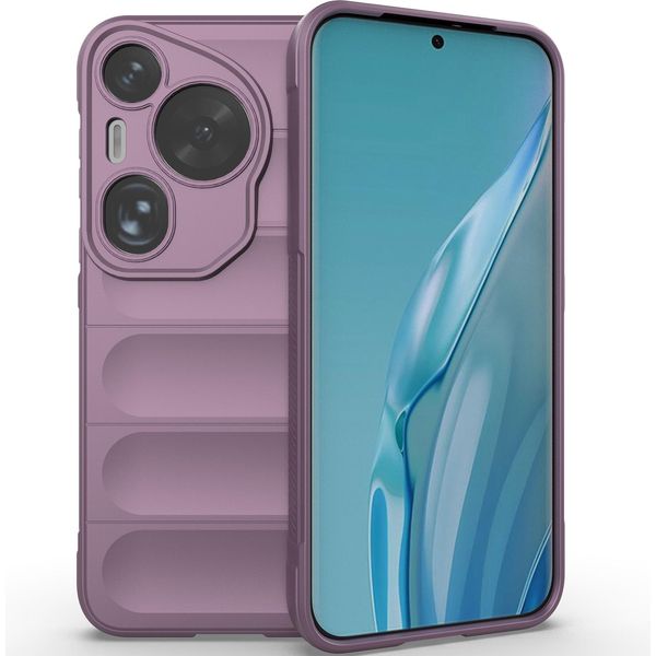 Custodia Per Huawei Pura 70 Art Custodia Protettiva In Silicone Tpu Morbido Antiurto Viola-image