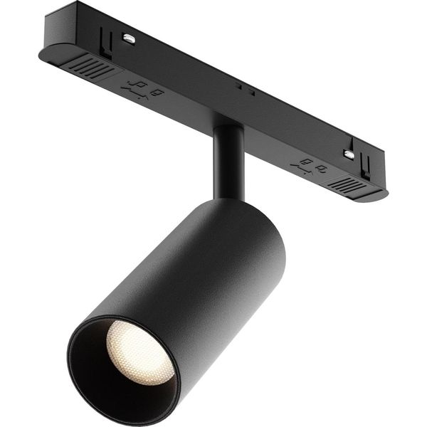 Sistema Di Binari Magnetici Maytoni Focus Exility 48V Luce A Binario Led 5W Dimmerabile Nero 90Ra UGR<15-image
