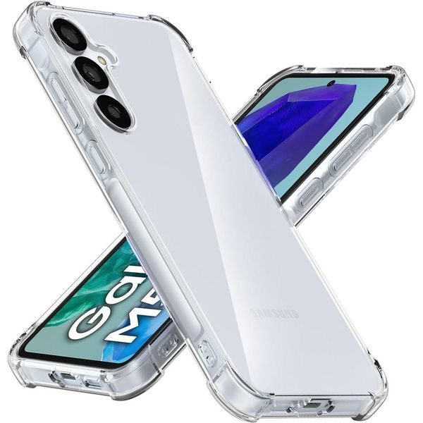 Custodia Per Samsung Galaxy M55 Paraurti Trasparente In Tpu Morbido, Custodia Protettiva Antiurto-image