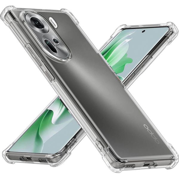 Custodia Per Oppo Reno11 Custodia Morbida E Trasparente Per Telefoni Cellulari Con Angoli Rinforzati, Copertura Protettiva Per Paraurti-image