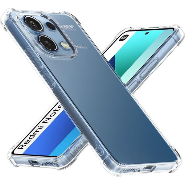 Custodia Per Xiaomi Redmi Note 13 4G Paraurti Trasparente In Tpu Morbido, Custodia Protettiva Antiurto-image