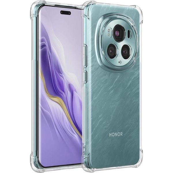 Custodia Per Honor Magic 6 Pro Paraurti Trasparente In Tpu Morbido, Custodia Protettiva Antiurto-image