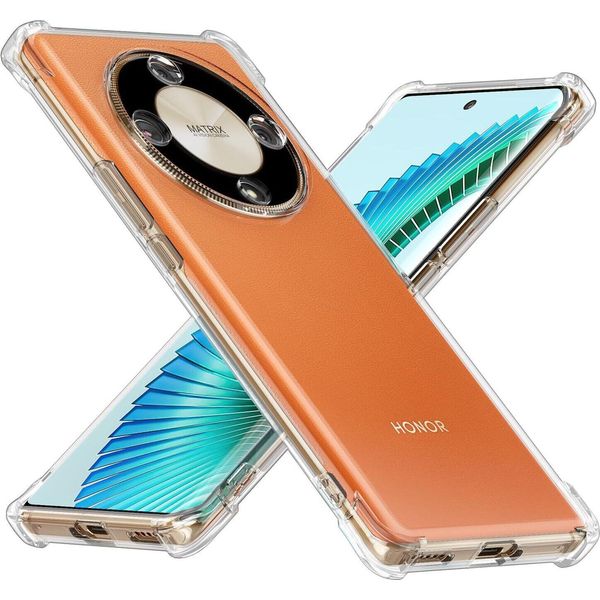 Custodia Per Honor Magic 6 Lite Paraurti Trasparente In Tpu Morbido, Custodia Protettiva Antiurto-image