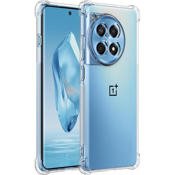 Custodia Per Oneplus 12R Custodia Morbida E Trasparente Per Telefoni Cellulari Con Angoli Rinforzati, Copertura Protettiva Per Il Paraurti-image