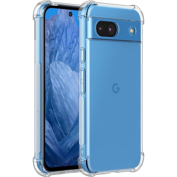 Custodia Per Google Pixel 8A Custodia Morbida E Trasparente Per Telefoni Cellulari Con Angoli Rinforzati Coperchio Protettivo Per Paraurti-image