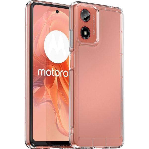 Per Motorola Moto E14 / G04 4G / G04S 4G / G24 4G Silicone Protettivo Trasparente Telefono Cellulare Custodia Cover Case Tpu Sottile-image