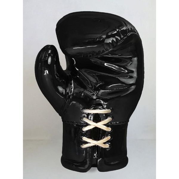 Casa Padrino Guanto Da Boxe Decorativo Xxl Nero/Oro H. 120 Cm - Decorazione Per Il Soggiorno E L'ufficio-image