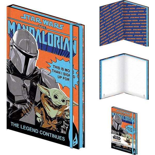 Star Wars The Mandalorian - Signed Up - Quaderno Premium In Formato A5, Libro-image