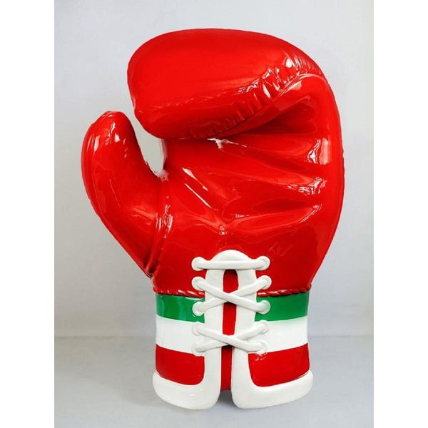 Casa Padrino Guanto Da Boxe Decorativo Xxl Rosso / Italia H. 120 Cm - Decorazione Per Soggiorno E Ufficio-image