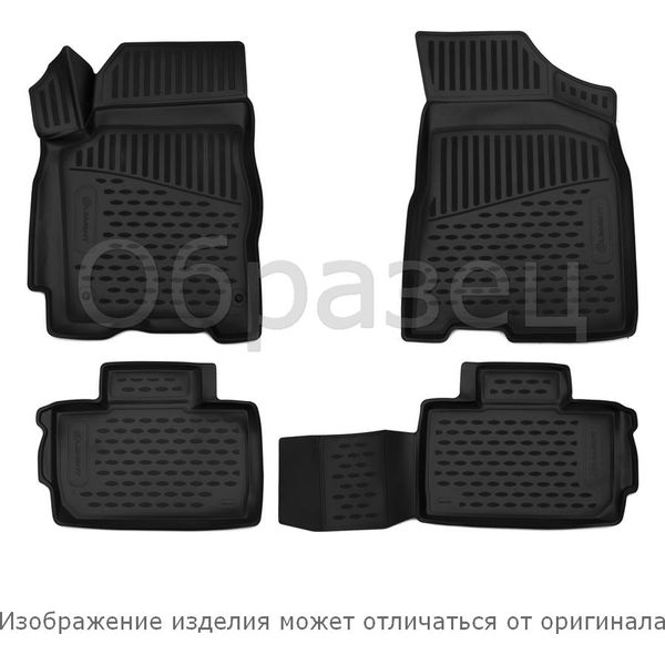 Element Tappetini In Gomma 3D Per Nissan Sentra, 2014-2016, 4 Pezzi.-image