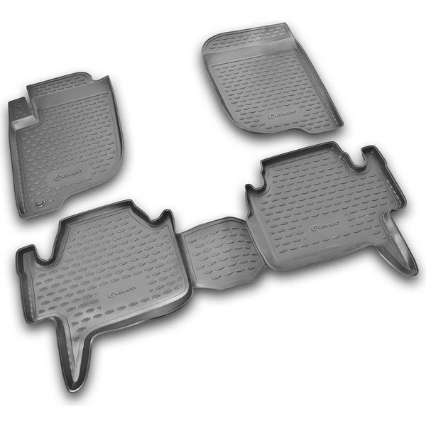 Element Tappetini In Gomma 3D Per Mitsubishi Pajero Sport, 2008->, 4 Pz.-image