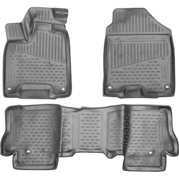 Tappetini In Gomma Element 3D Per Honda Passport, 2019->, 3 Pz.-image