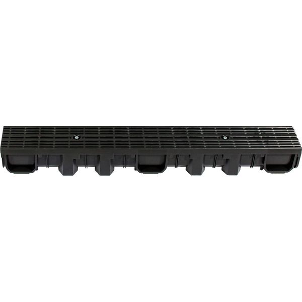 Scarmaxx A15 Canale Di Drenaggio - Altezza 115 Mm - Griglia Longitudinale Linea Nero-image