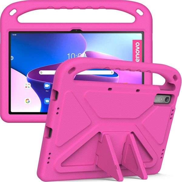 Custodia Protettiva Per Lenovo Tab P11 Gen 2 (TB350FU / TB350XU) 11,5", Leggera Custodia Per Bambini In Eva Con Maniglia E Supporto Rosa"-image