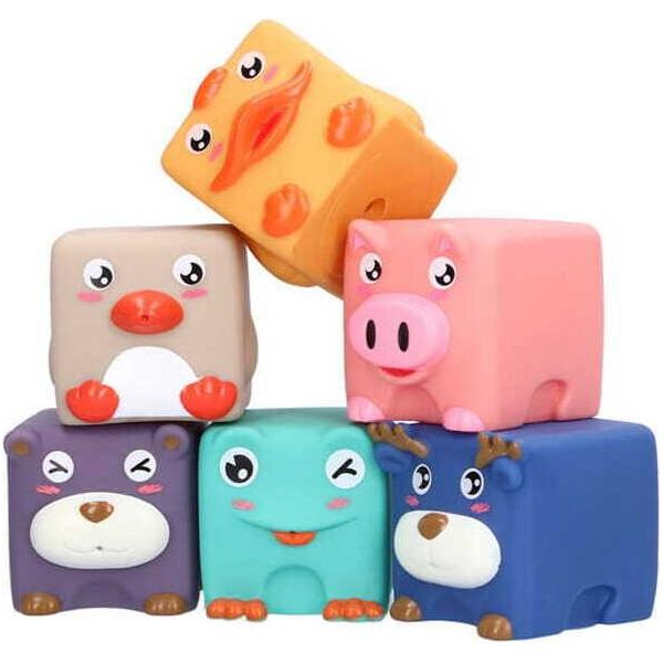 Animali Domestici - Blocchi Sensoriali Morbidi 6 Pezzi-image