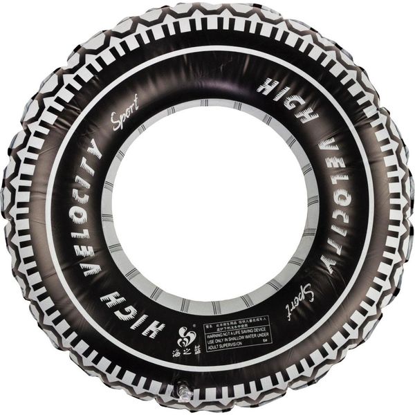 Anello D'acqua Gonfiabile 60 Cm - Bianco E Nero-image