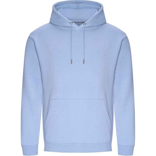 Awdis - Felpa Con Cappuccio, Biologica Per Uomo PC4386 (M) (Azzurro)-image