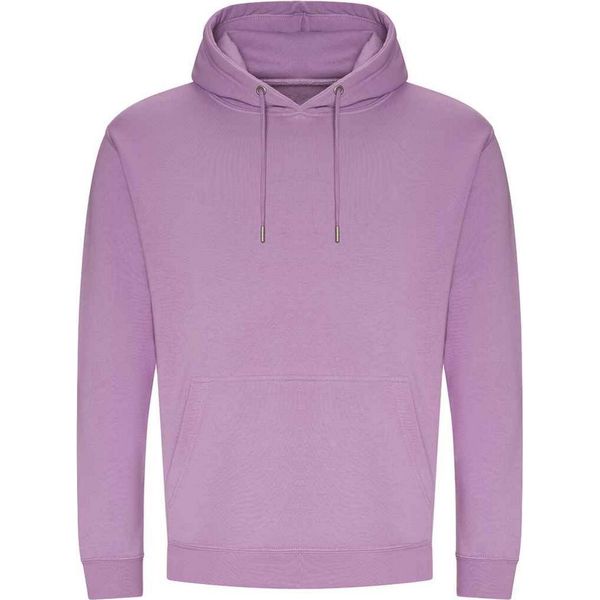 Awdis - Felpa Con Cappuccio, Biologica Per Uomo PC4386 (L) (Lavanda)-image