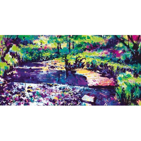 Doug Eaton - Leinwanddruck "Tree Root On Blakeney Straits"" PM10474 (50,5 Cm X 100,5 Cm X 4 Cm) (Bunt)"-image
