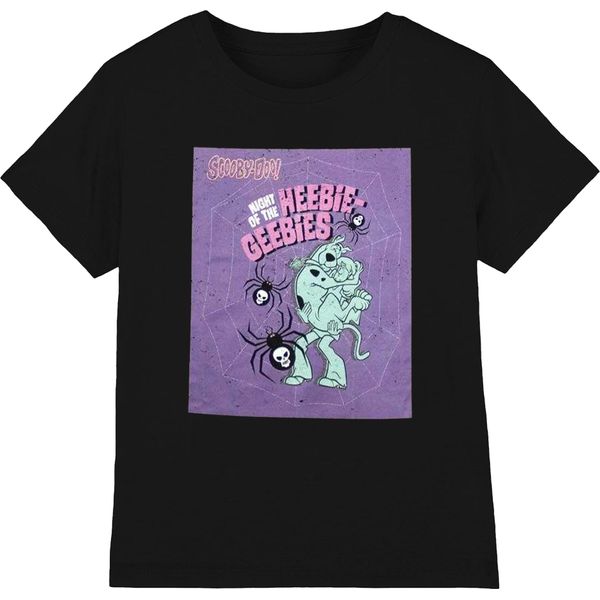 Scooby Doo - Maglietta "Heebie-Geebies"" Per Uomo/Donna Unisex RO11363 (M) (Nero)"-image