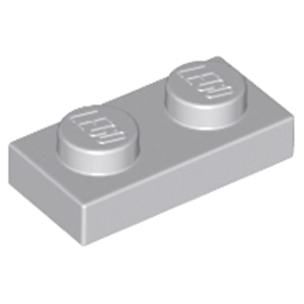 Lego® 100X 1X2 Piatti 3023 - Piatto Helles Blaugrau - Grigio Azzurro-image