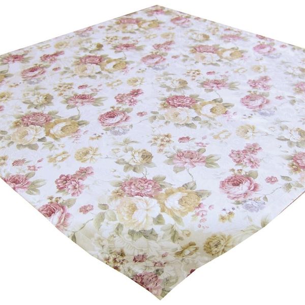 Chloe Tovaglia Rose Fiori Jacquard Poliestere 110 X 110 Cm-image