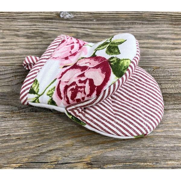 Guanto Da Forno Dorrit Guanto Da Forno In Cotone Design A Rose-image