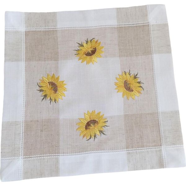 Fibona Tovaglia Girasole Casa Di Campagna Poliestere 35 X 35 Cm-image