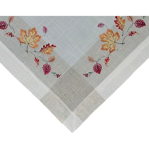 Tovaglia Melina Foglie Autunno Colorate Poliestere Lino 60 X 60 Cm-image