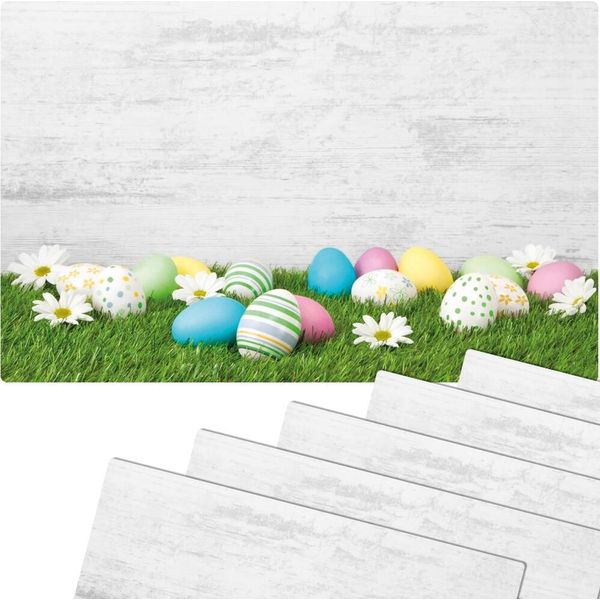 Set Di 6 Tovagliette Lavabili Con Fiori Di Margherite Pasquali-image