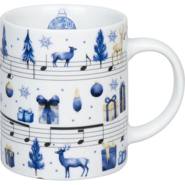 KöNitz Becher Silent Night, Tasse, Kaffeetasse, Porzellan, Weiß, 300 Ml, 1110022879-image