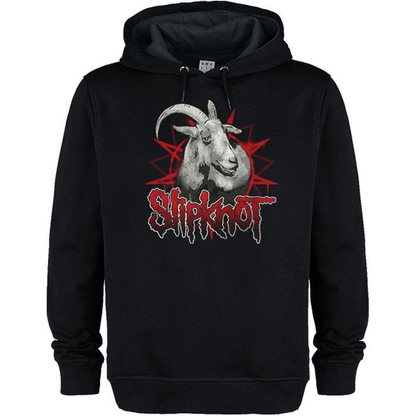 Amplified - Felpa Con Cappuccio "Goat"" Per Uomo/Donna Unisex GD1927 (S) (Nero)"-image