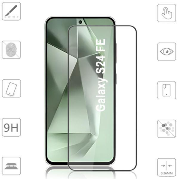 Per Samsung Galaxy S24 Fe 5G 1X 3D Premium Display H9 Protezione Dello Schermo In Vetro Temperato-image