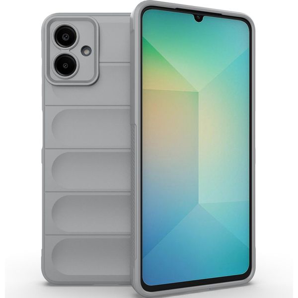 Custodia Per Samsung Galaxy A06 Custodia Protettiva In Silicone Tpu Morbido Antiurto Grigio-image