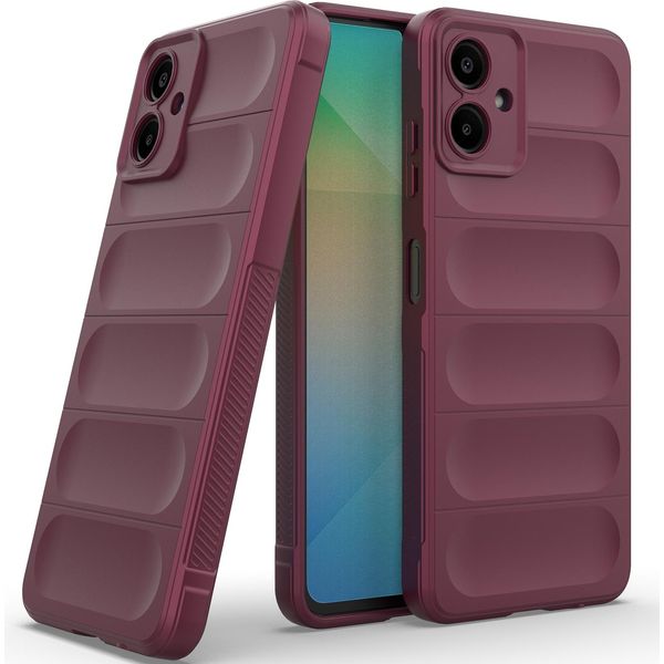 Custodia Per Samsung Galaxy A06 Custodia Protettiva In Silicone Tpu Morbido Antiurto Plum-image