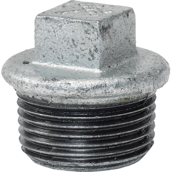 Tappo Di Chiusura 1 1/4" Ag Zincato Con Bordo: 1 1/4 Di Pollice Dimensioni: 1 1/4 Di Pollice"-image