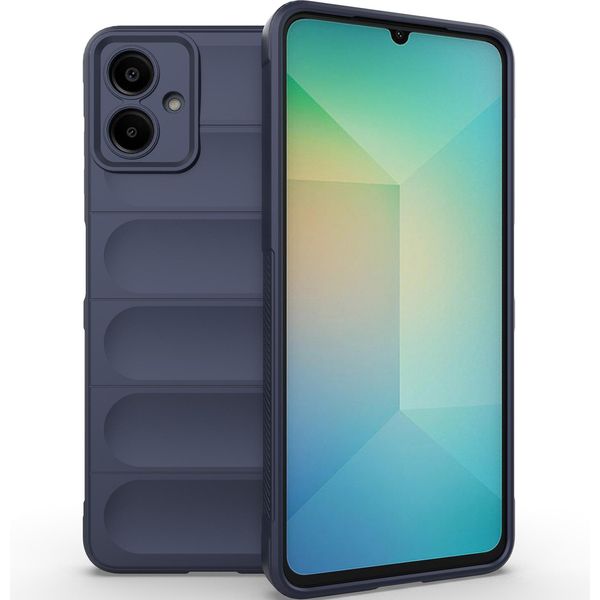 Custodia Per Samsung Galaxy A06 Custodia Protettiva In Silicone Tpu Morbido Antiurto Blu Scuro-image
